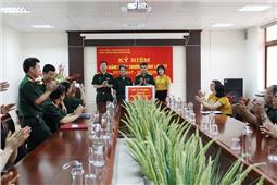 Đoàn công tác Quân khu trao quà tặng thương, bệnh binh tại Bắc Giang, Hà Nam